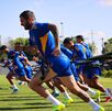 André-Pierre Gignac en el entrenamiento de Tigres previo a la Final contra Toluca en Concachampions.