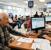 Persona jubilada declarando ante el SAT