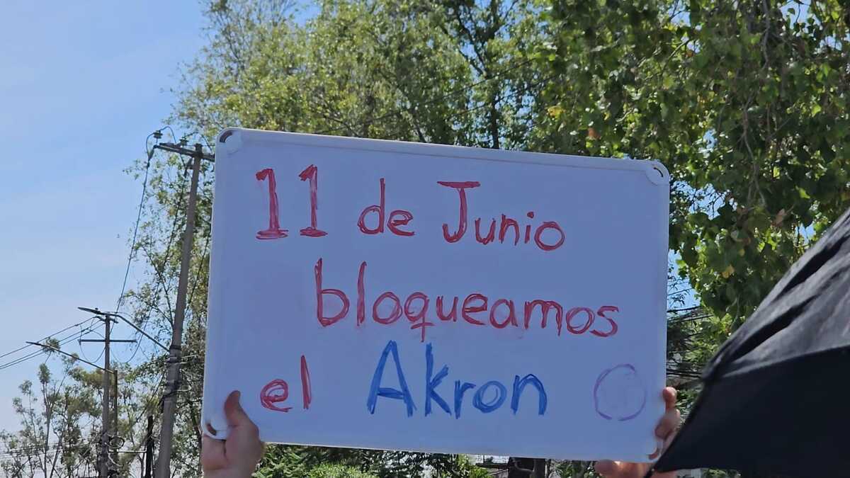 Cartel de protesta