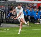 Tim Payne disputando un partido con la Selección de Nueva Zelanda.