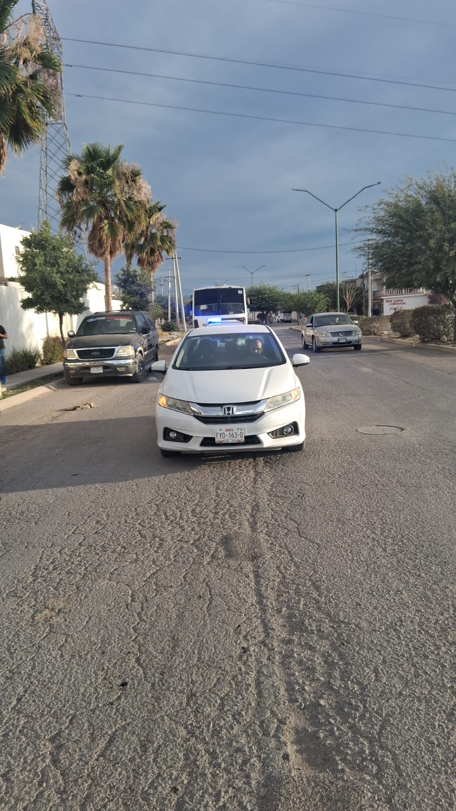 Así quedaron tras el percance