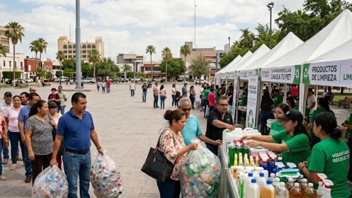 Campaña de reciclaje en Torreón