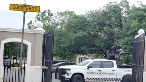 Operativo de la Guardia Nacional en Escobedo