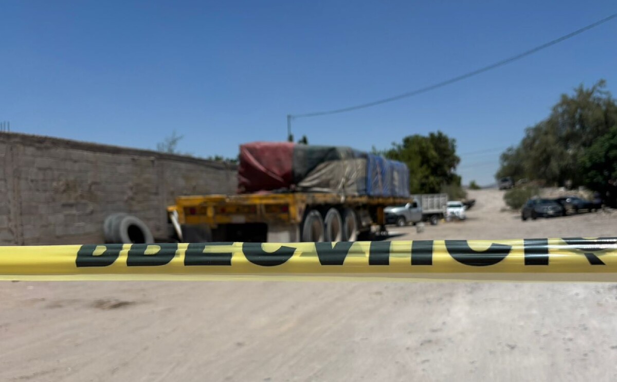 Taller mecánico donde un hombre perdió la vida mientras trabajaba.