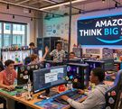 Imagen ilustrativa de cómo serán los salones de Amazon Think Big Space.