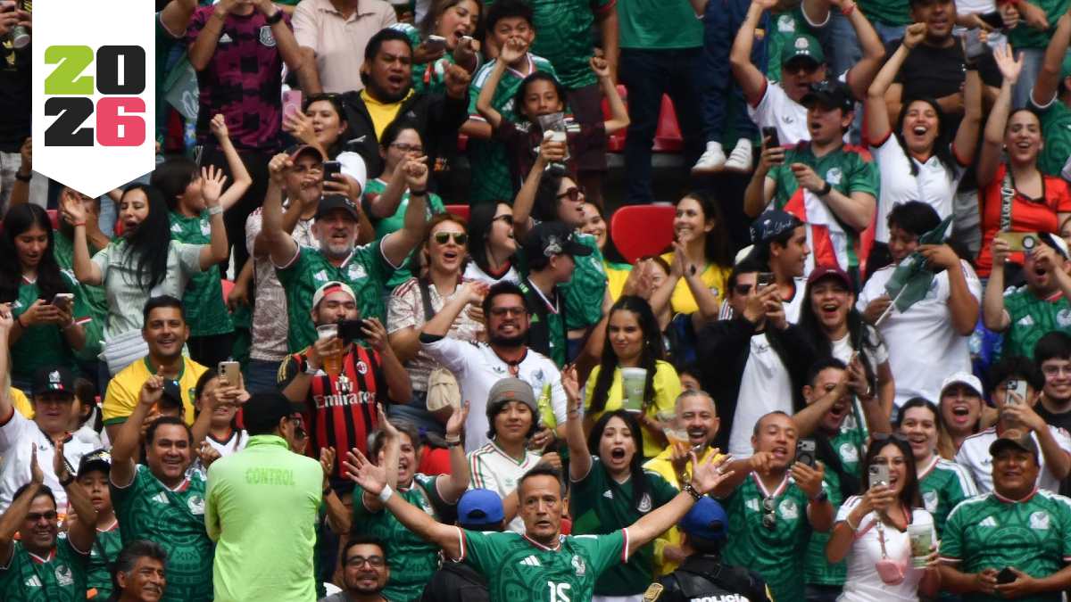Afición de la Selección Mexicana en el Estadio Banorte