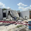 Un incendio y una explosión provocaron el colapso parcial de una vivienda en la colonia Lomas del Rosarito, en Cadereyta.