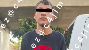 'El Tata', sicario y líder de roba motos, llora al ser detenido nuevamente en CdMx