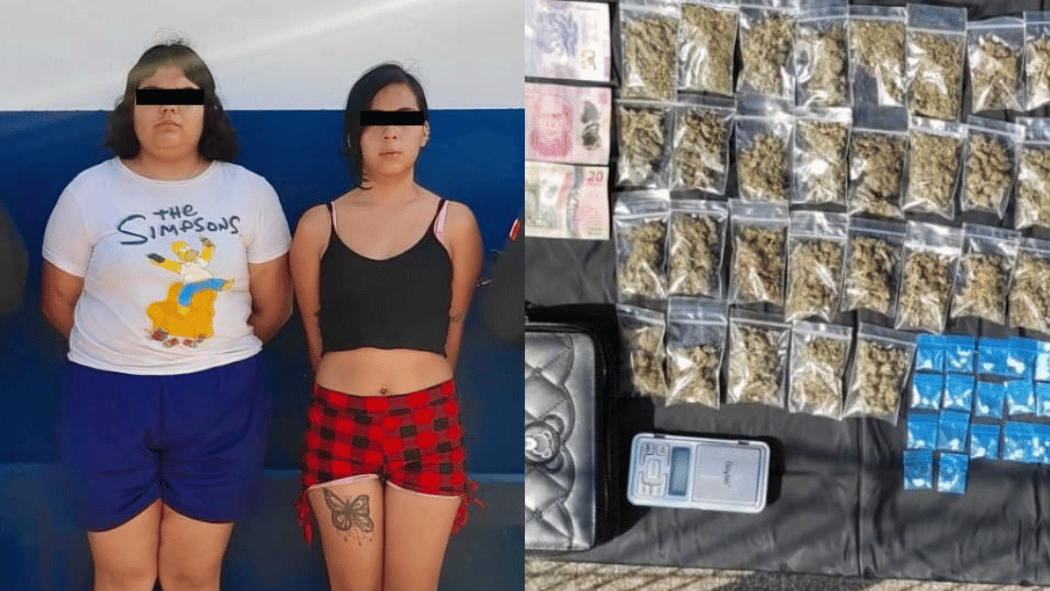 Detienen dos mujeres vinculadas con un grupo delictivo, tras persecución en carretera Nuevo Laredo en el municipio de Sabinas Hidalgo.