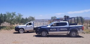 Zona donde fue encontrado un hombre muerto al interior de su camioneta.