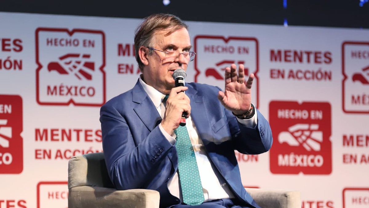 Marcelo Ebrard sostuvo una reunión con empresarios de Nuevo León para dialogar sobre los retos que vienen para el T-MEC.
