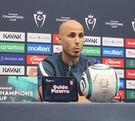 Guido Pizarro en conferencia de prensa previo a la Final de Champions Cup.