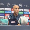 Guido Pizarro en conferencia de prensa previo a la Final de Champions Cup.