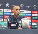 Guido Pizarro en conferencia de prensa previo a la Final de Champions Cup.