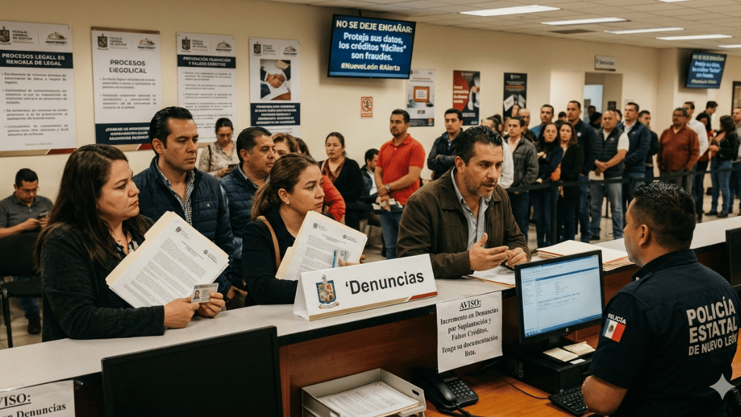Advierten incremento de fraudes por empresas de suplantación y falsos créditos en Nuevo León.