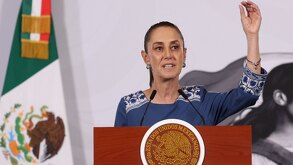 Claudia Sheinbaum en mensaje desde Palacio Nacional