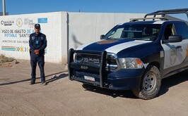 Autoridades blindando pozos y bombas de agua en San Pedro, Coahuila.
