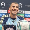 Nahuel Guzmán en conferencia de prensa de la Champions Cup