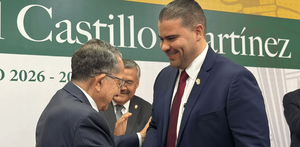 La Faculta de Derecho y Criminología de la UANL tiene nuevo director, David Castillo Martínez hizo toma de protesta.