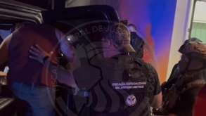Rescatan a hombre privado de su libertad en Montemorelos, hay cuatro detenidos y un abatido.