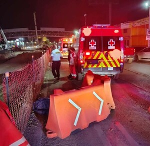 Zona acordonada tras accidente en Torreón