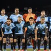 Jugadores de la Selección de Uruguay.
