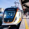 El tren ligero de la Línea 4 en una de las estaciones que conecta distintos municipios de Guadalajara