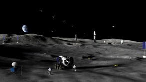 La NASA establecerá la base lunar en la región del polo sur de la Luna, la cual se hará mediante una serie de misiones.