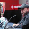 Antonio Mohamed en la conferencia de prensa de la Champions Cup.