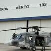 Helicóptero militar Black Hawk en Nuevo León