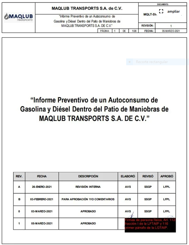 Documento en investigación para proyecto de autoconsumo de combustible