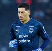 Esteban Andrada previo a un partido de Rayados en su primer etapa.