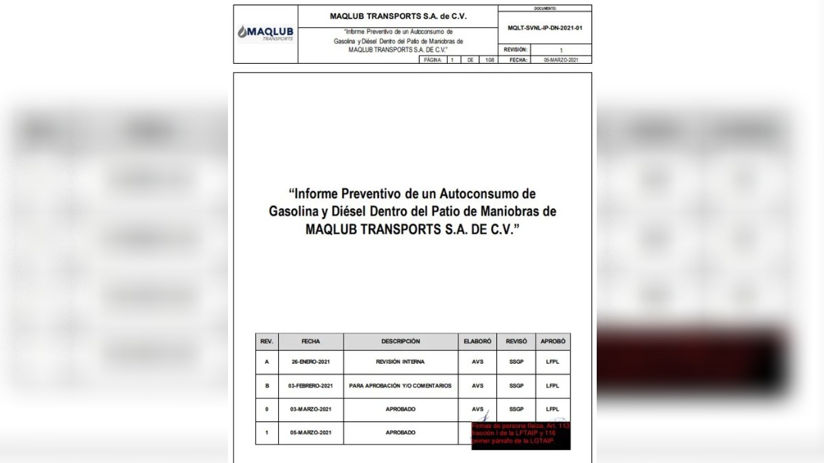 El representante de la empresa solicitaba estos estudios con el Registro Federal de Contribuyentes MTR2008319T2
