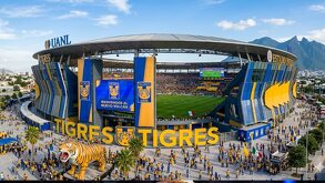 Nuevo estadio de Tigres realizado con Inteligencia Arificial.