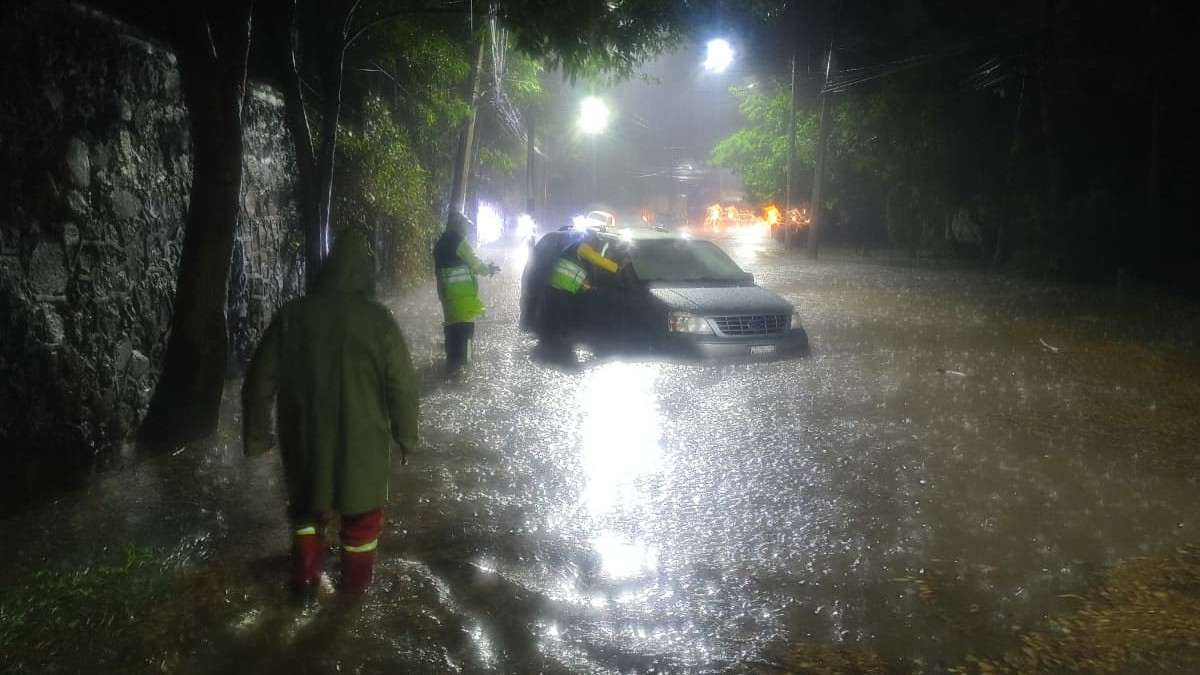 Huixquilucan inundado
