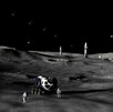 La NASA establecerá la base lunar en la región del polo sur de la Luna, la cual se hará mediante una serie de misiones.