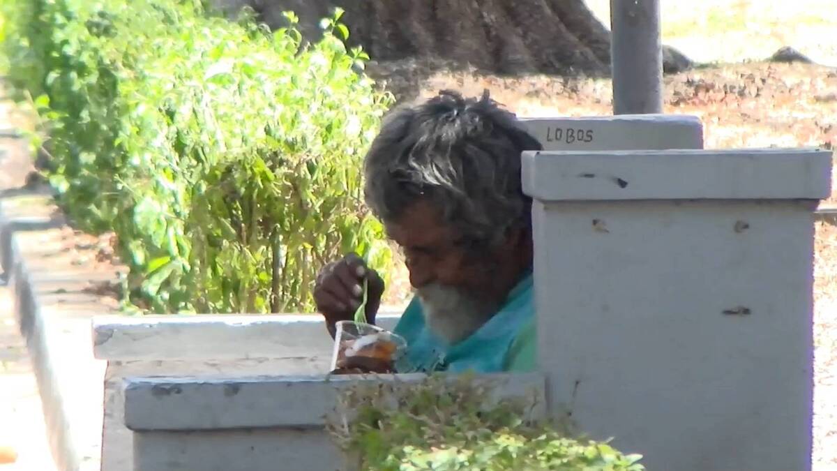 Una de las personas que se encuentra en situación de calle en Guadalajara