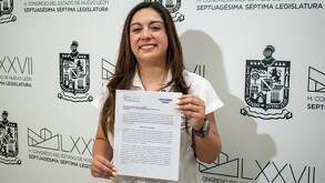 Greta Barra presentó una iniciativa para combatir la brecha salarial y actualizar la legislación de igualdad sustantiva en Nuevo León.