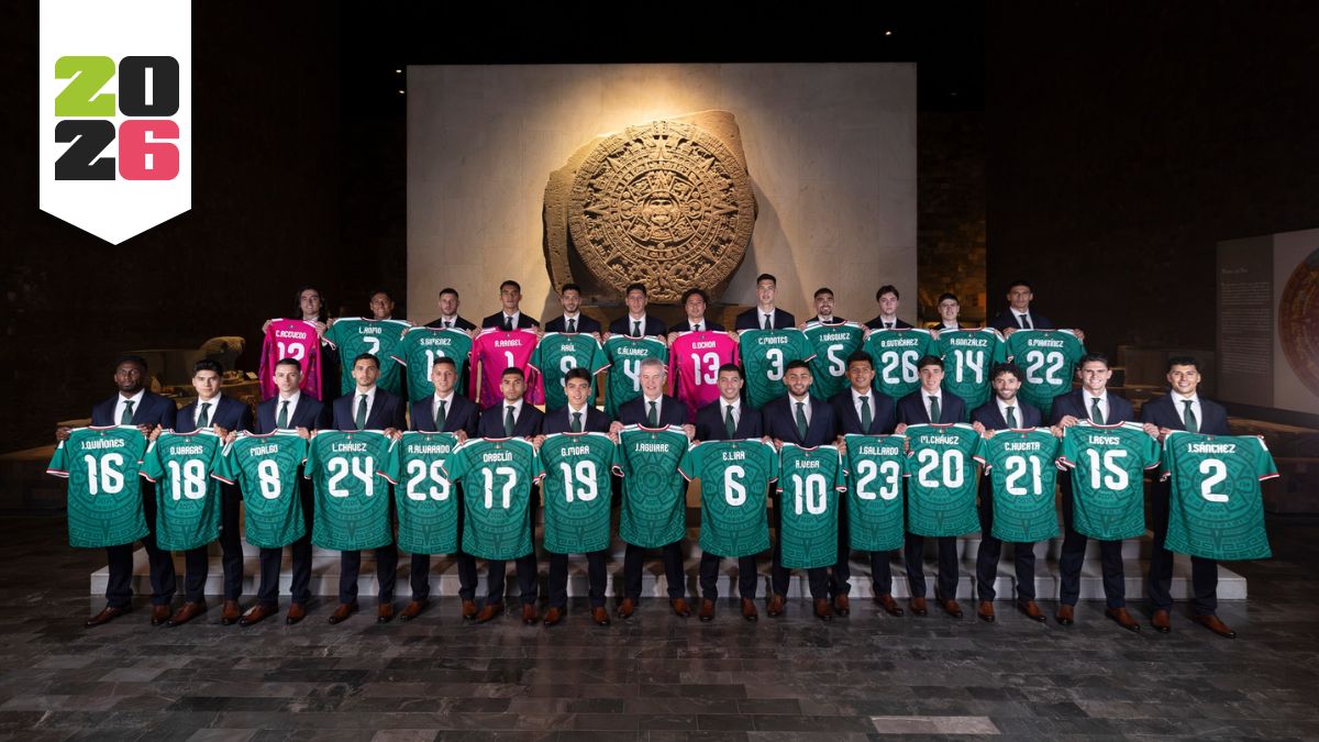Estos son los números que usará la Selección Mexicana durante el Mundial 2026.