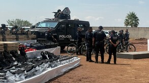 Autoridades municipales de Tlaquepaque con nuevo equipamiento y unidades de seguridad