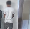 Adolescente detenido con arma blanca.