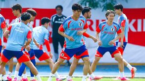 selección de Japón entrenando en la Facultad de Medicina UANL