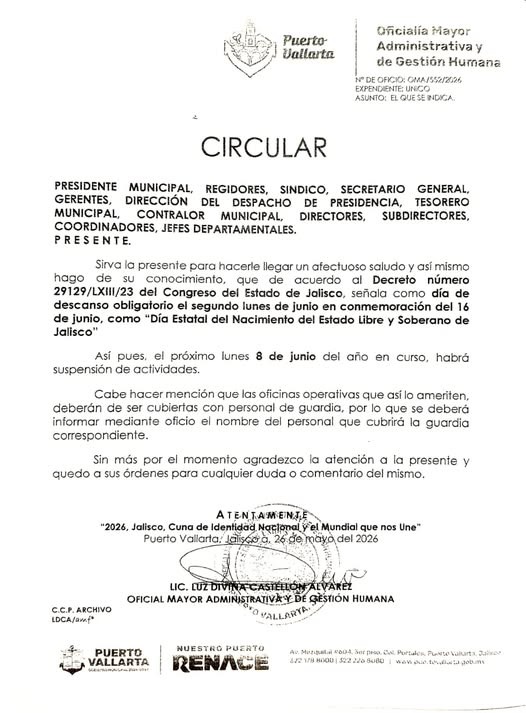 Descubre si el lunes 8 de junio de 2026 es día de descanso obligatorio en Jalisco tras la polémica entre ayuntamientos y el gobernador Pablo Lemus.