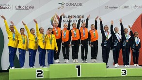 La gimnasia de Nuevo León obtuvo medallas de oro, plata y bronce en las modalidades artística y de trampolín durante la Olimpiada Nacional Conade 2026 en Tlaxca