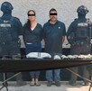 Mujer y hombre detenidos en Nuevo León por extorsión.