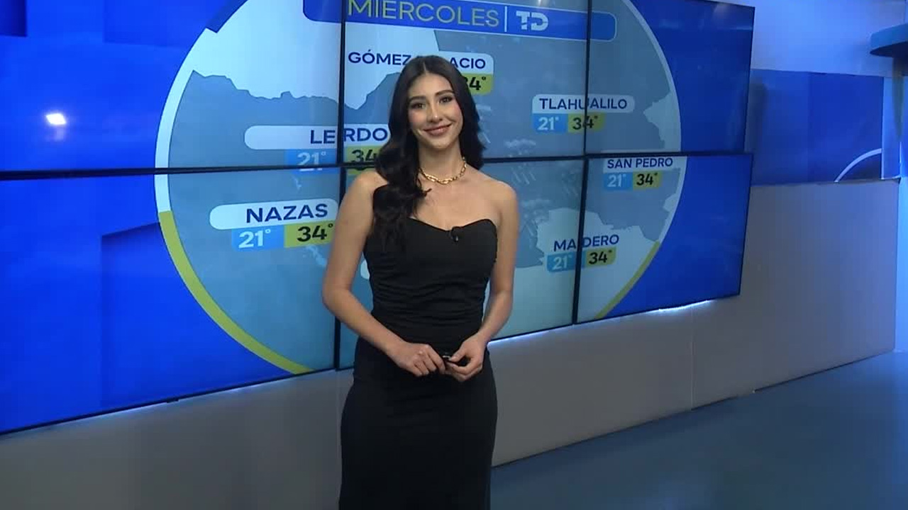 Fanny Ramírez nos da el pronóstico del tiempo en Laguna para este miércoles 03 de junio 2026.