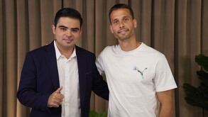 Sergio Canales junto a Mauricio Ponce con la entrevista en exclusiva.