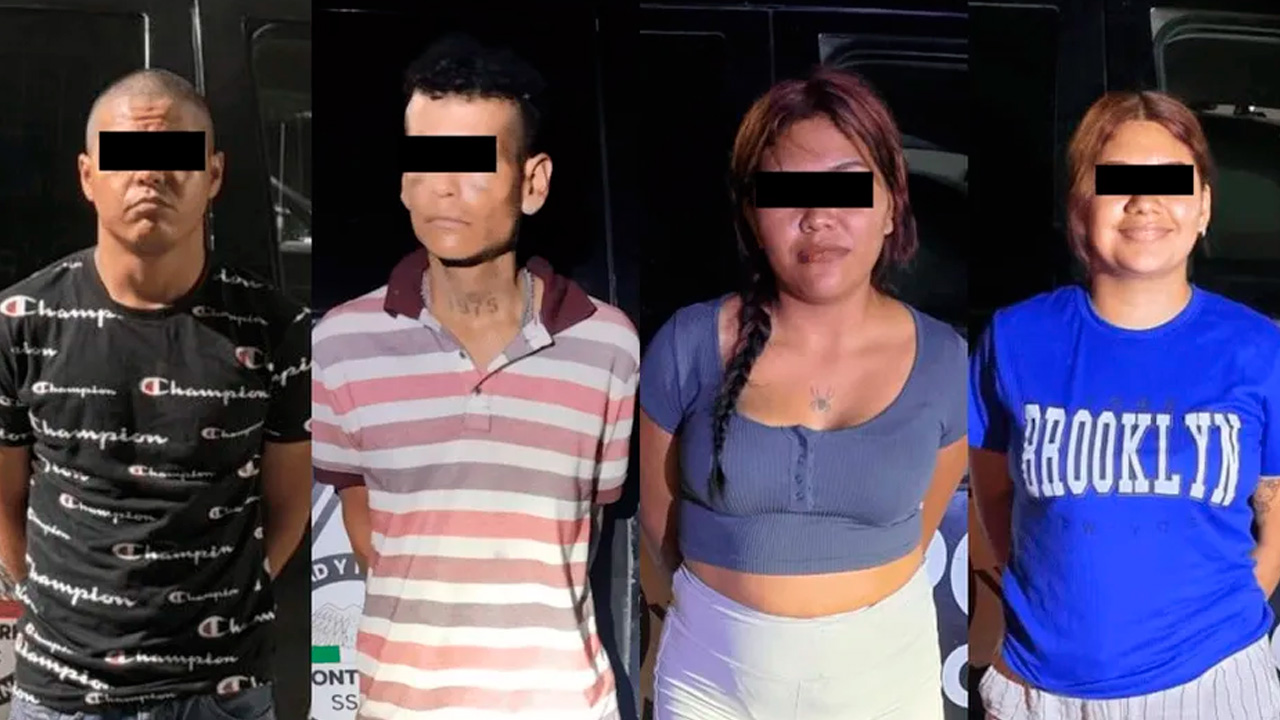 Cinco personas, entre ellas un menor de edad y dos mujeres, fueron detenidas en la colonia Garza Nieto, en Monterrey, durante un operativo policial.