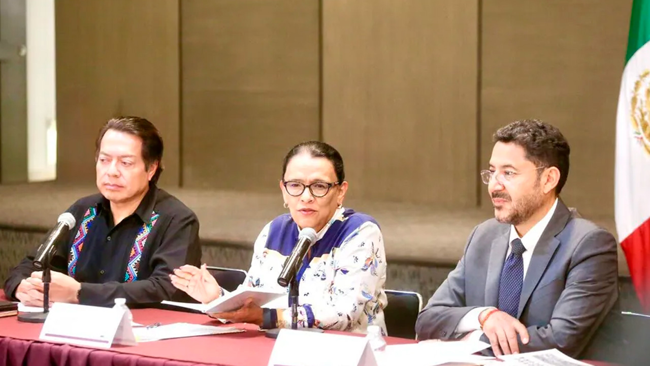 La secretaria de Gobernación, Rosa Icela Rodríguez, informó que el Gobierno federal presentó a la CNTE una ruta de trabajo para atender sus principales demandas