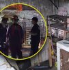 Cocina quemada debido a un incendio.